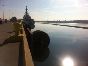 Mid-day at Coast Guard Island, Alameda, where BGI runs the HAZMIN center.